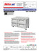 Turbo Air TWR-60SD-D4-N 60 1/4" Super Deluxe Worktop Refrigerator w/ (2) Sections, 4 Drawers - Donut-Equipment.com