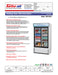 Turbo Air TGM-35R-N 41" Series Two Section Glass Door Merchandiser - (2) Sliding Doors, White, 115v - Donut-Equipment.com