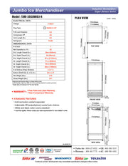 Turbo Air TJMI-30SDW-N 36 5/8" White Indoor Ice Merchandiser w/ Glass Door – Bottom Mount Compressor, 115v - Donut-Equipment.com