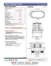 Turbo Air Self-Serve Merchandiser TIOM-36RSRS-N 48" Stainless Steel Open Air Oval Island Display Case - Donut-Equipment.com