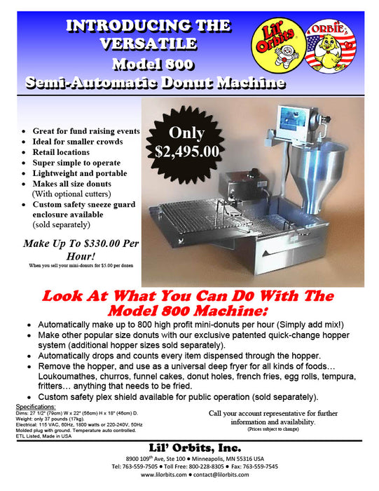 Lil' Orbits Semi-Automatic Model 800