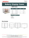 Jahabow 9200 Series 29"L x 20"D x 18"H Countertop Bakery Display Case – Aluminum, Tempered Glass, w/ 2 Shelves, Non-Refrigerated - Donut-Equipment.com
