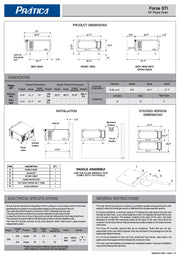Prática FORZA STI Double-Stacked Ventless High-Speed Commercial Rapid Cook Oven, Countertop Design - Donut-Equipment.com