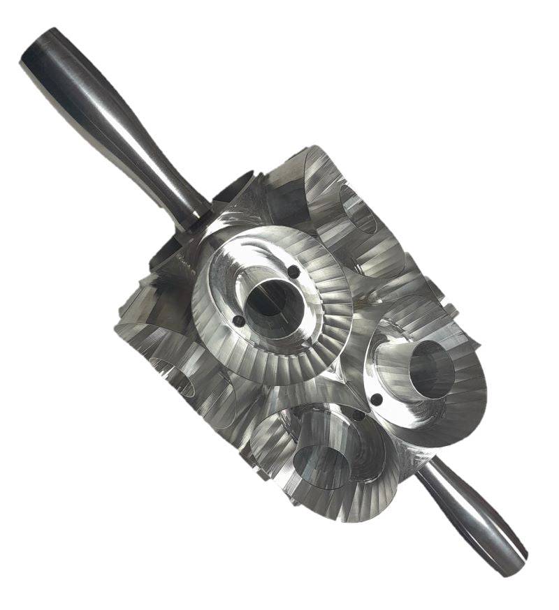 Junior Round Two Row Donut Cutter with Larger 1-1/4 inch center hole - Donut-Equipment.com