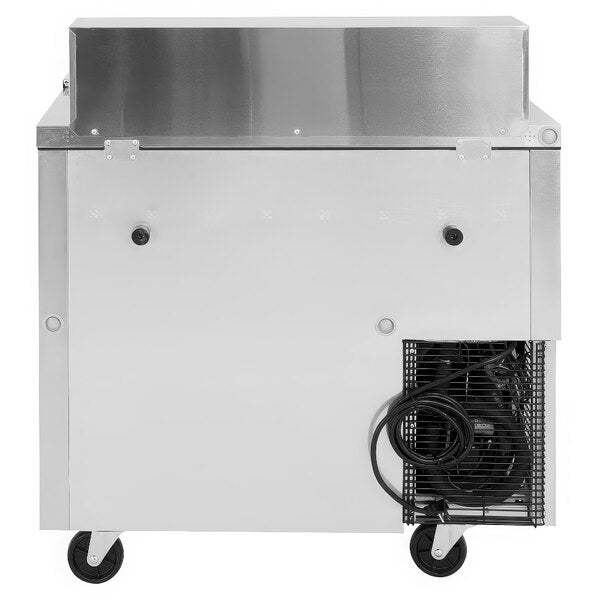 Turbo Air JST-36-N 36" 1 Door Side Mount Compressor Refrigerated Sandwich Prep Table - Donut-Equipment.com
