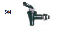 Faribo 504 1/2" T-Handle Spigot ONLY - Donut-Equipment.com