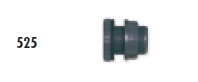 Faribo 525 Heavy-Duty Bulkhead for 3/4" Spigot ONLY - Donut-Equipment.com