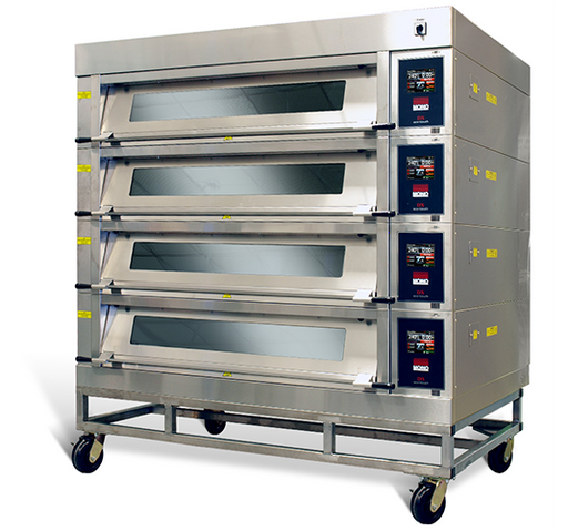 Belshaw, (00799558-480), DX Deck Oven with Steam, (3) deck, (2) tray, 480v/60/3-ph - Donut-Equipment.com