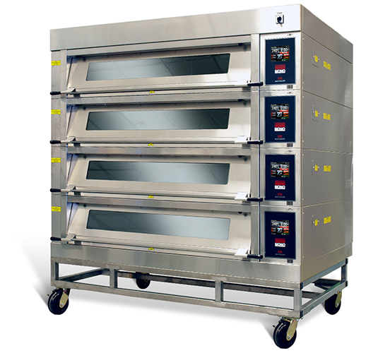Belshaw, (00799558-480), DX Deck Oven with Steam, (3) deck, (2) tray, 480v/60/3-ph - Donut-Equipment.com