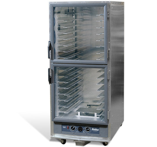 Belshaw CP3 (208-240 Volts, 50-60 hz, 1-phase) 17-shelf cabinet proofer with (2)'Dutch' Doors, Temperature reads in Celsius with Autowater installed