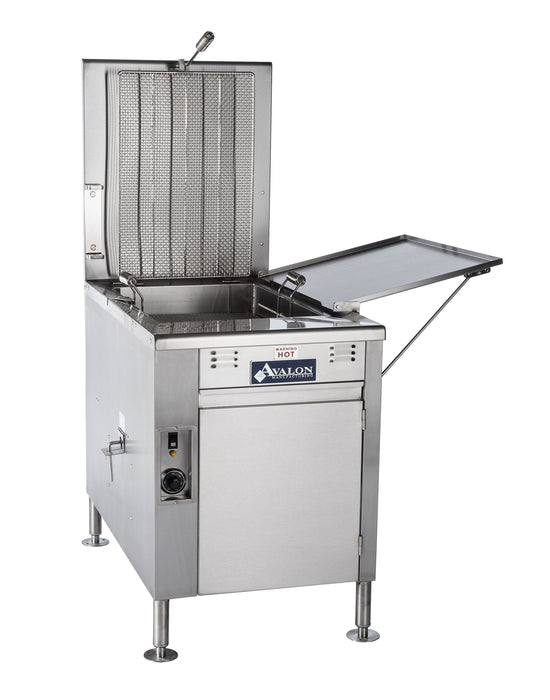 20" x 20" Donut Fryer, Natural Gas, Standing Pilot, Left Side Drain Board with Submerger