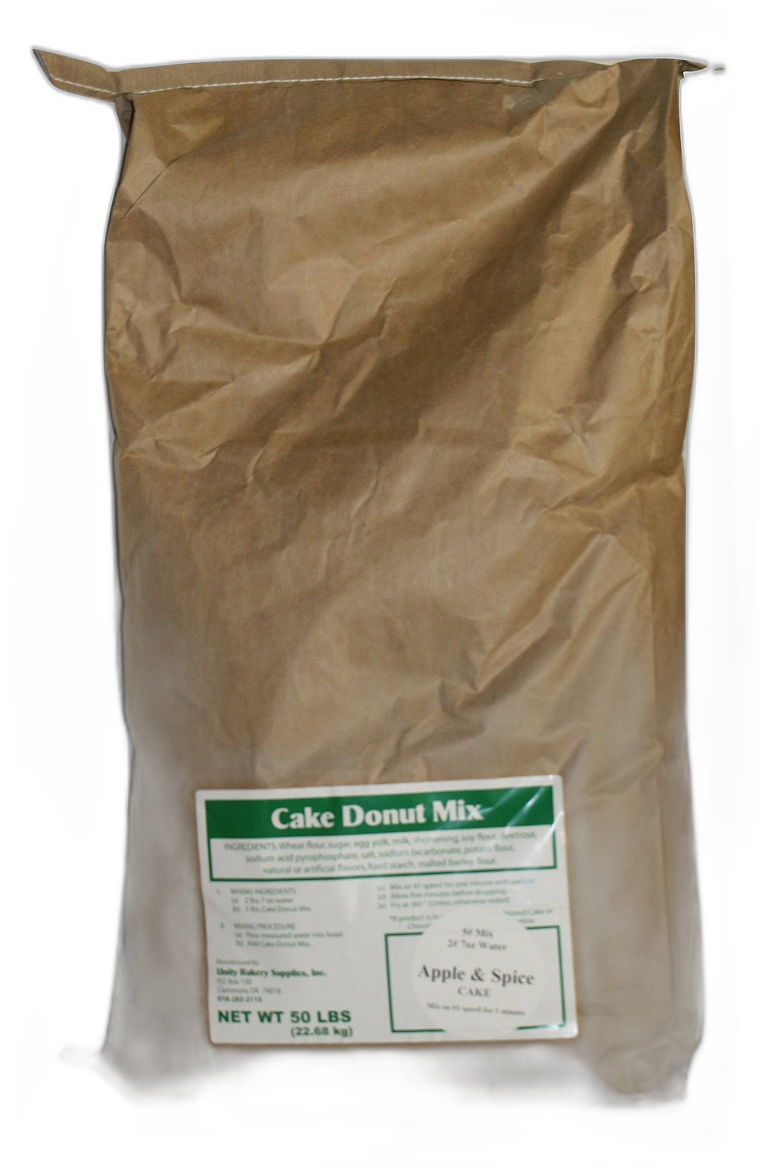 Apple Cider Cake Donut Mix 50# bags - For orders over 200 pounds ...