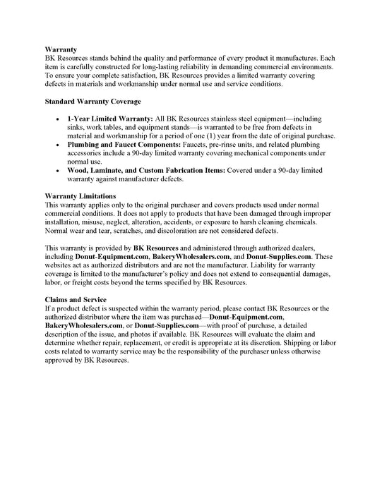 BK Resources Hard Maple Baker’s Top Work Table w/ Galvanized Undershelf, Oil Finish – 60" W x 36" D - Donut-Equipment.com