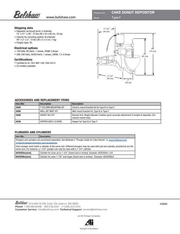 Belshaw Type F Cake Donut Depositor with hopper - Donut-Equipment.com