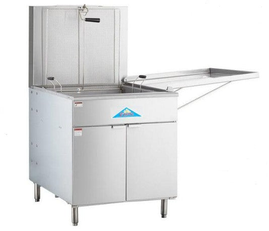 Comstock-Castle CC-GDF30 30" Gas Floor Model Donut Fryer, 24" x 24" Fry Pot, 150–210 lb. Fat Capacity, Thermostatic Controls, Stainless Steel Front, 120,000 BTU - Donut-Equipment.com
