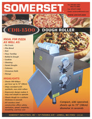 CDR-1500 Dough Roller / Double Pass- Side Operated - Donut-Equipment.com