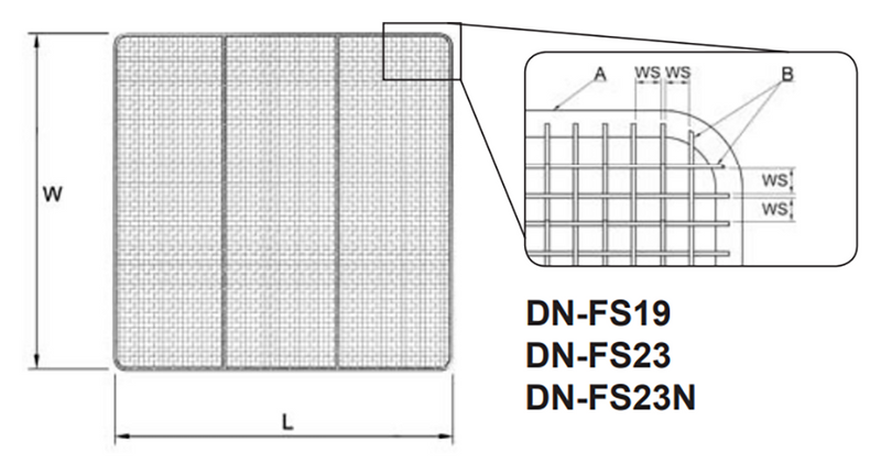 GSW USA DN-FS19 Stainless Steel Donut Frying Screens 19"W x 19"L - Donut-Equipment.com
