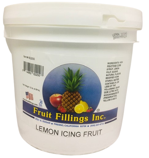 Lemon Icing Fruit by Fruit Filling Inc. (Organic) 10#
