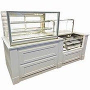 Federal Industries (ITD6034)-Non-Refrigerated- 60" x 34"(H) Counter Case w/Straight Glass 120V - Donut-Equipment.com