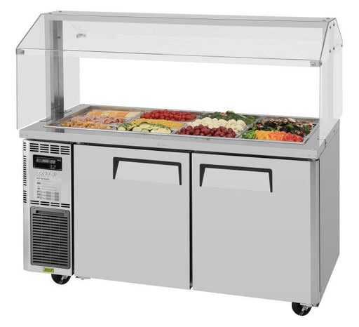 Turbo Air JBT-60-N 59" Stainless Steel Refrigerated Buffet Display Table - Donut-Equipment.com