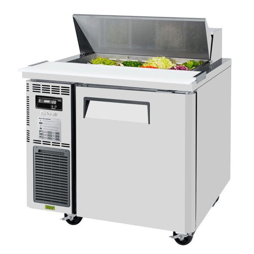 Turbo Air JST-36-N 36" 1 Door Side Mount Compressor Refrigerated Sandwich Prep Table - Donut-Equipment.com