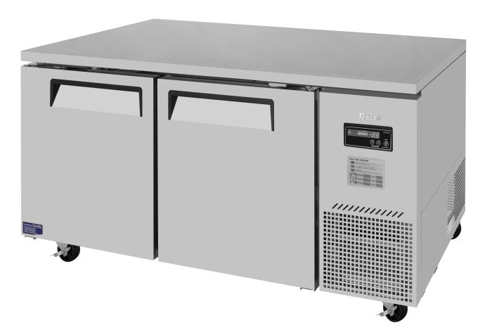 Turbo Air JUF-67D-N J Series 67" Extra Deep Undercounter Freezer w/ 2 Drawers & Side Mounted Compressor - Donut-Equipment.com