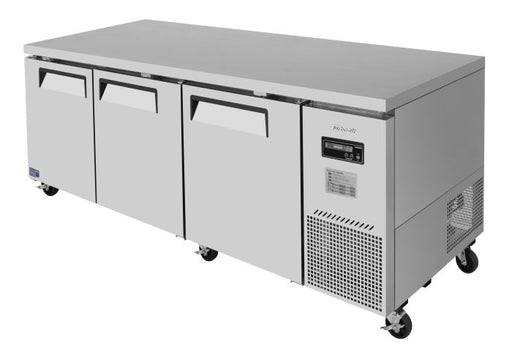 Turbo Air JUR-93D-N J Series 93" Extra Deep Undercounter Refrigerator w/ 3 Drawers & Side Mounted Compressor - Donut-Equipment.com