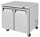 Turbo Air MUF-36-N 36 1/4" W Undercounter Freezer w/ 1 Section & 2 Solid Doors - Donut-Equipment.com