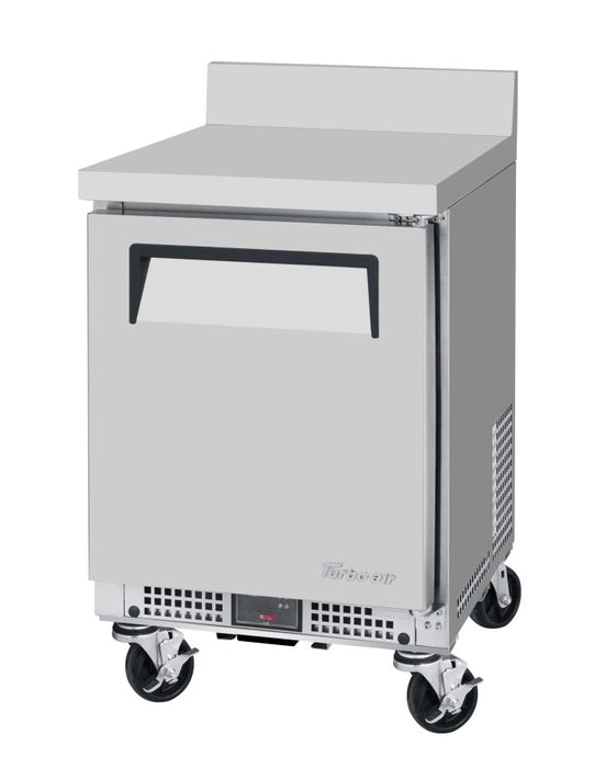 Turbo Air MWR-20S-N6 M3 Series 20" Shallow Depth Undercounter Worktop Refrigerator w/ (1) Section, 1 Solid Door - Donut-Equipment.com