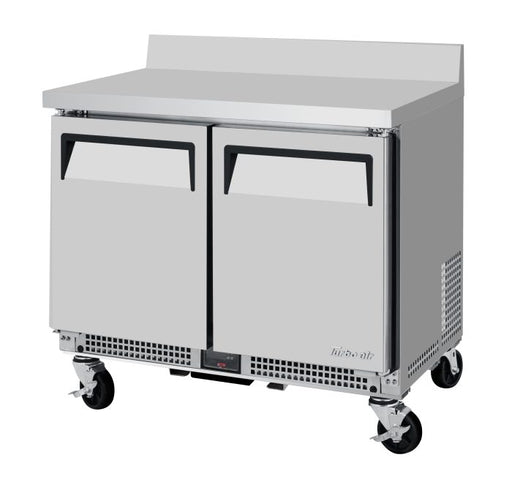 Turbo Air MWR-34S-N6 M3 Series 34" Shallow Depth Undercounter Worktop Refrigerator w/ (2) Section, 2 Solid Door - Donut-Equipment.com