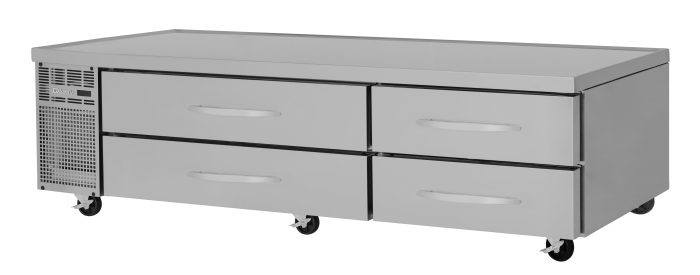 Turbo Air PRCBE-96F-N 96" PRO Series Chef Base Freezer w/ (4) Drawers – 115v - Donut-Equipment.com