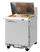 Turbo Air PST-28-12-FB-N(-L) " PRO Series Mega Top Sandwich/Salad Prep Table w/ Refrigerated Base - Donut-Equipment.com