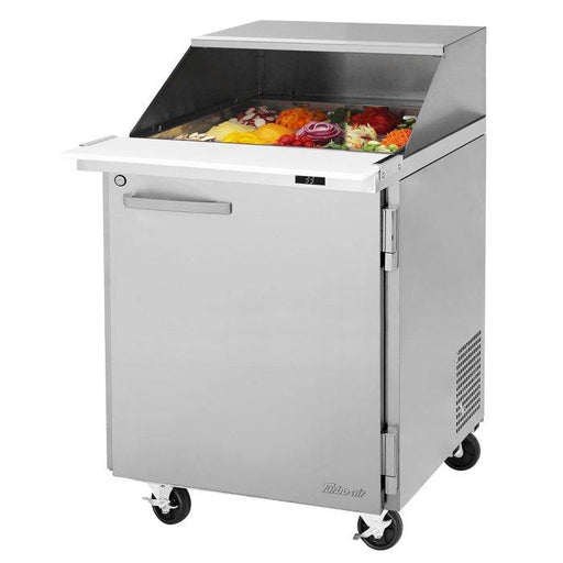 Turbo Air PST-28-12-N-SL 27 1/2" PRO Series Mega Top Sandwich/Salad Prep Table w/ Refrigerated Base - Donut-Equipment.com