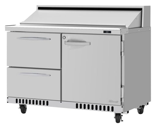 Turbo Air PST-48-D2R(L)-FB-N 27 1/2" PRO Series Sandwich/Salad Prep Table w/ Refrigerated Base - Donut-Equipment.com