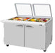 Turbo Air PST-60-24-N-GL 60 1/4" PRO Series Mega Top Sandwich/Salad Prep Table w/ Refrigerated Base - Donut-Equipment.com