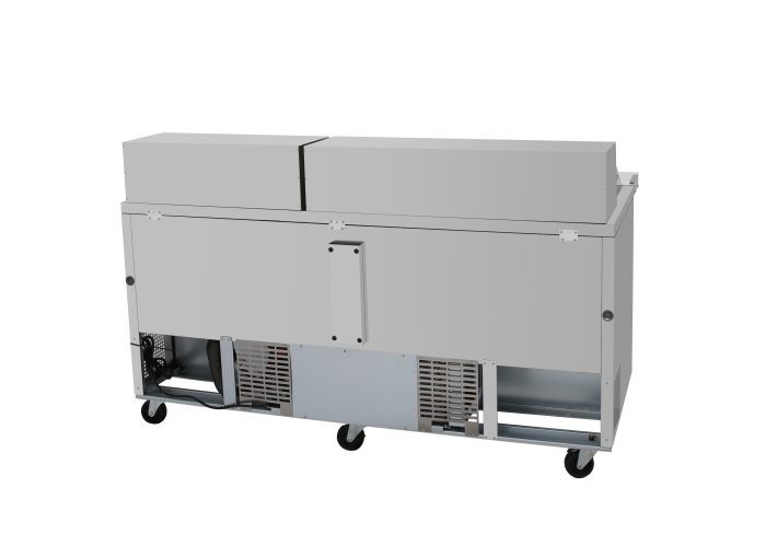 Turbo Air PST-72-30-N 72 5/8" PRO Series Mega Top Sandwich/Salad Prep Table w/ Refrigerated Base - Donut-Equipment.com