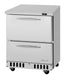 Turbo Air PUR-28-D2-FB-N 27 1/2" W Undercounter Refrigerator w/ 1 Section & 2 Drawers, Front Breathing - Donut-Equipment.com