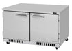 Turbo Air PUR-48-FB-N 48 1/4" W Undercounter Refrigerator w/ (2) Section & (2) Doors, Front Breathing - Donut-Equipment.com