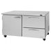 Turbo Air PUR-60-D2R-N 60 1/4" Undercounter Refrigerator w/ (2) Sections - (1) Door & (2) Drawers - Donut-Equipment.com