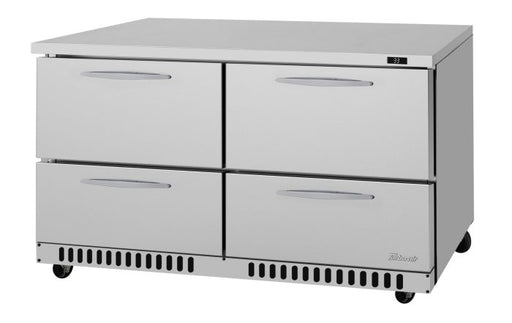 Turbo Air PUR-60-D4-FB-N 60 1/4" W Undercounter Refrigerator w/ 2 Section & 4 Drawers, Front Breathing - Donut-Equipment.com