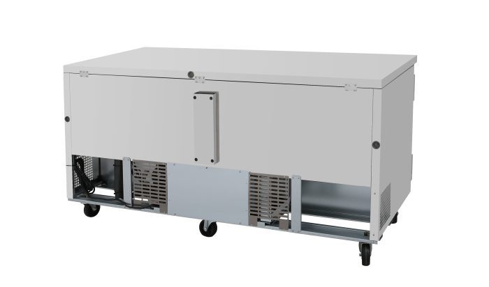 Turbo Air PUR-72-FB-N 70 5/8" W Undercounter Refrigerator w/ 2 Section & 2 Doors, Front Breathing - Donut-Equipment.com