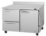 Turbo Air PWF-48-D2R-N 48 1/4" Worktop Freezer w/ 2 Sections, 2 Drawers & 1 Solid Door - Donut-Equipment.com