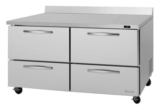 Turbo Air PWF-60-D4-N 60 1/4" Worktop Freezer w/ 2 Sections, 4 Drawers - Donut-Equipment.com