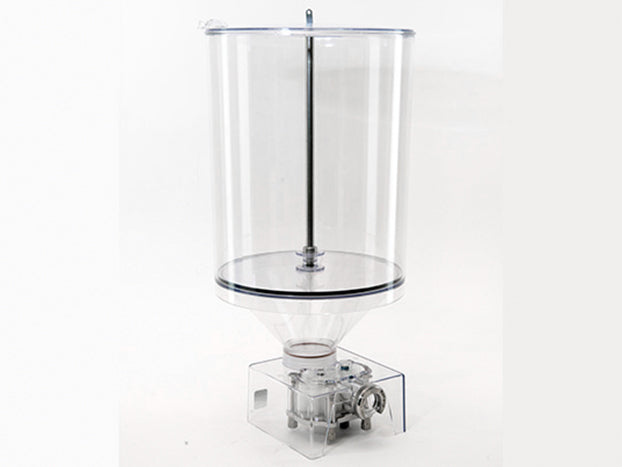 Edhard 18 quart (17 L) hopper FHP-5031 (with No Spouts) Stainless Steel Pump Cover and Includes Pressure Disc - Donut-Equipment.com