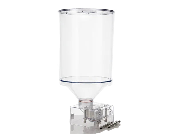 Edhard 18 quart (17L) hopper F-5005 with (2) F-3011 Spouts - Donut-Equipment.com