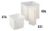 Faribo 431 Rectangular Tank, 11-1/2"L x 8"W x 30"H, 12 Gallon - Donut-Equipment.com