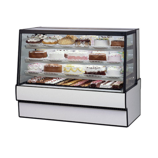 Black Exterior Color SGR7748 Refrigerated High Volume Series Display Case 77" x 35.31" x 48"
