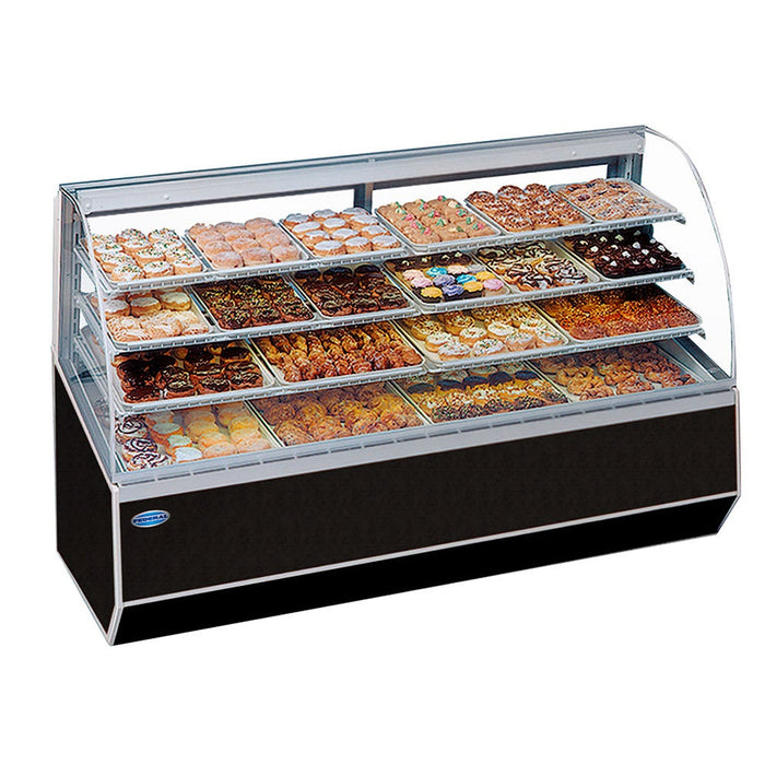 Montana Walnut Exterior Color Federal SN-96 Non-Refrigerated Dry Case 96" x 37.75" x 48"