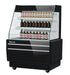 Turbo Air TBA37-50N-B 37" Black Horizontal Refrigerated Open Display Merchandiser w/ (2) Shelves, 115v - Donut-Equipment.com