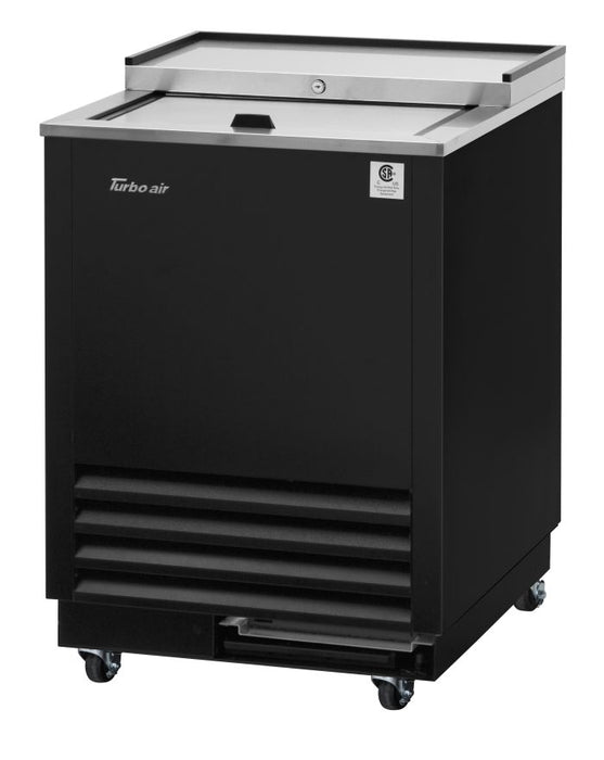 Turbo Air TBC-24SB-GF-N6 25" Black Laminate Exterior, Glass Froster - Donut-Equipment.com